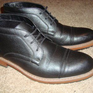 Perry Ellis Portfolio Venice Black Boots Sz 11